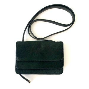 Stuart Weitzman Green Pony Hair Crossbody Bag